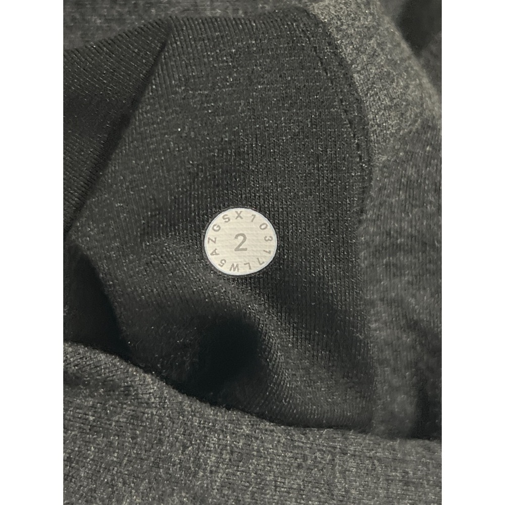 Lululemon Take It Easy Pant Women’s 2 Heather Gray Black Wide Leg Stretch W5AZGS - Picture 12 of 13